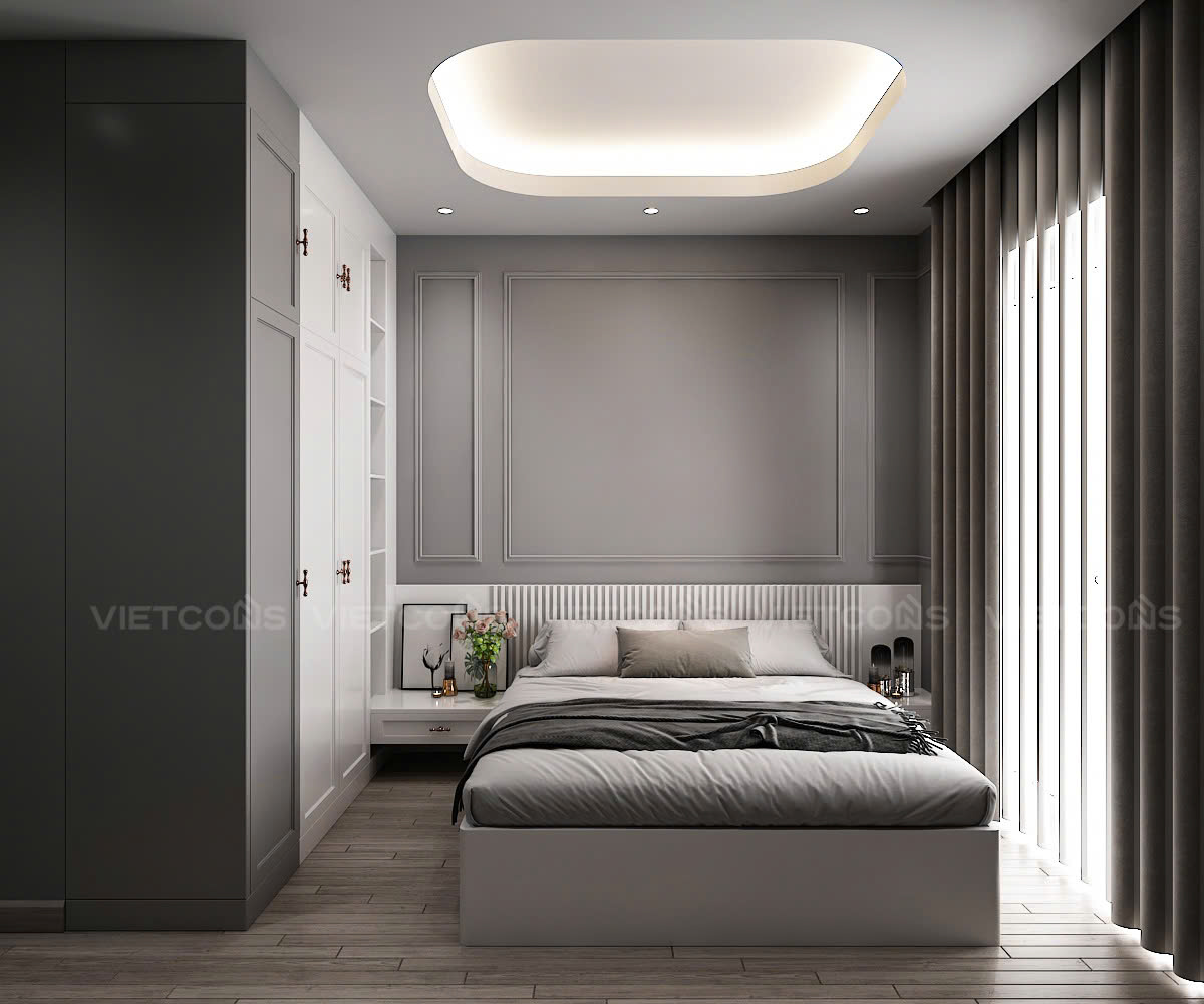 Phòng ngủ tối giản hiện đại