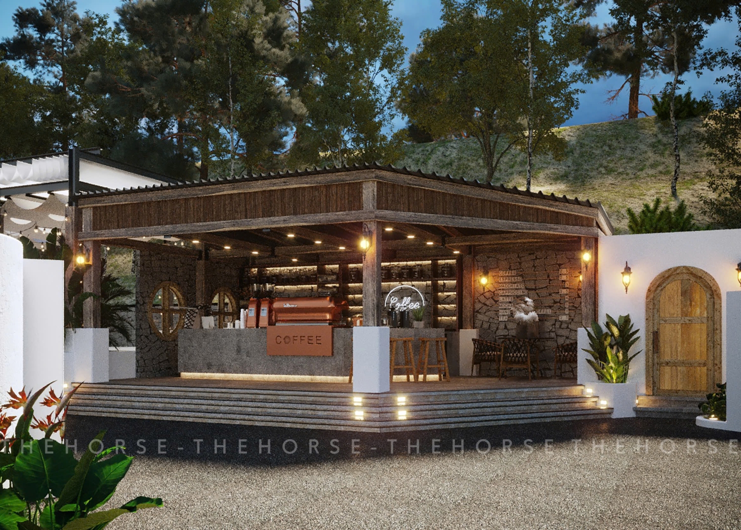 Thiết kế nội thất quán cà phê