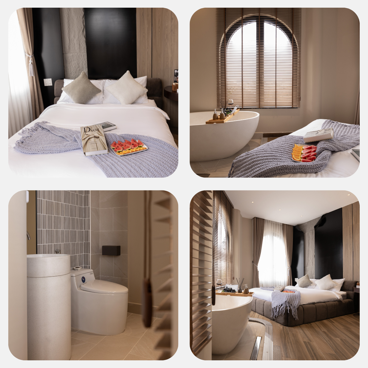 Phòng ngủ lầu 2 Dining Villa